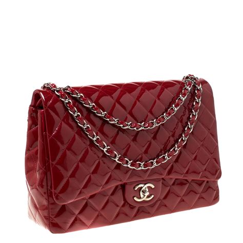 chanel quilted patent leather flap bag|chanel patent flap bag.